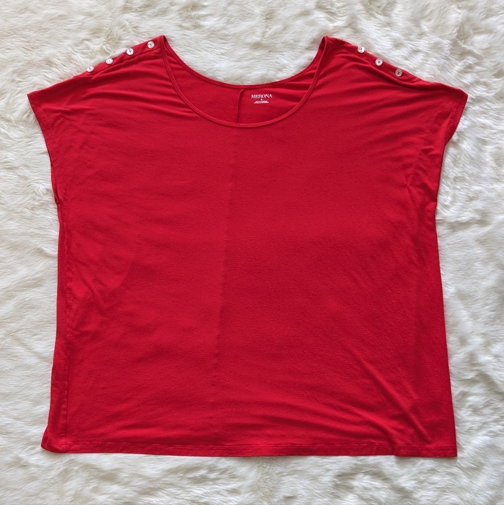 Merona Button Sleeve Top